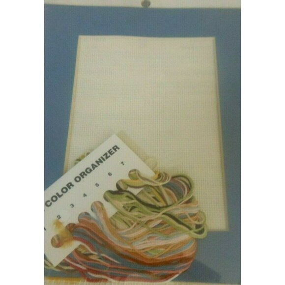 Cross Stitch Kit Weekenders & JCA FLOPSY BUNNY Beatrix Potter Counted Birth Date - Picture 3 of 4